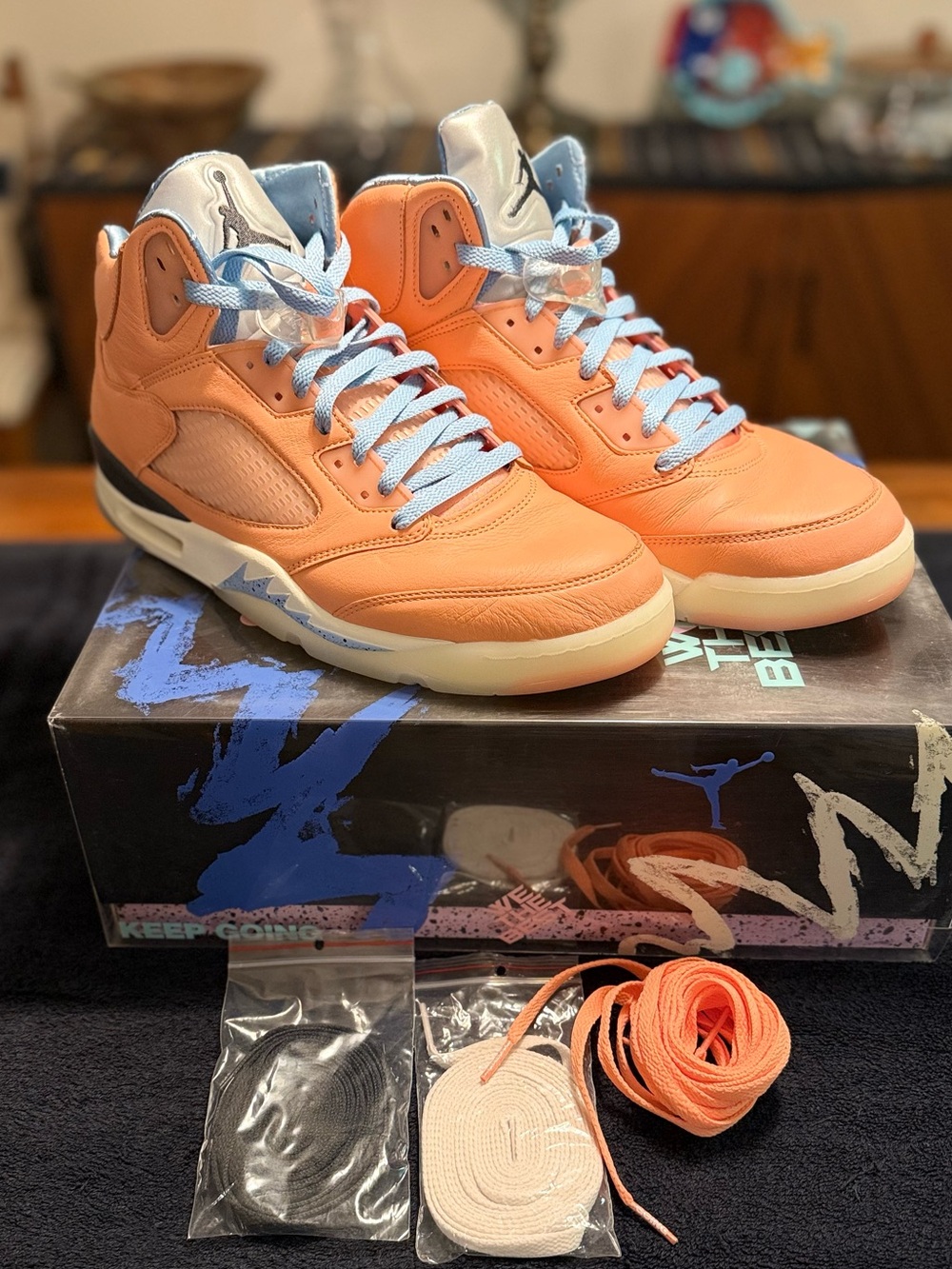 Air Jordan 5 Retro SP DJ Khaled We The Best Crimson Bliss Size 12 OG Box Laces